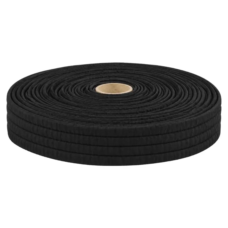 0,75 m - 2,80 m Teilstück Gepolstertes Ripsband STEPPER, 40 mm schwarz