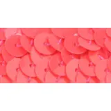 1,3 m Reststück Elastisches Paillettenband GLAMOUR, 2 cm breit lachsrot matt
