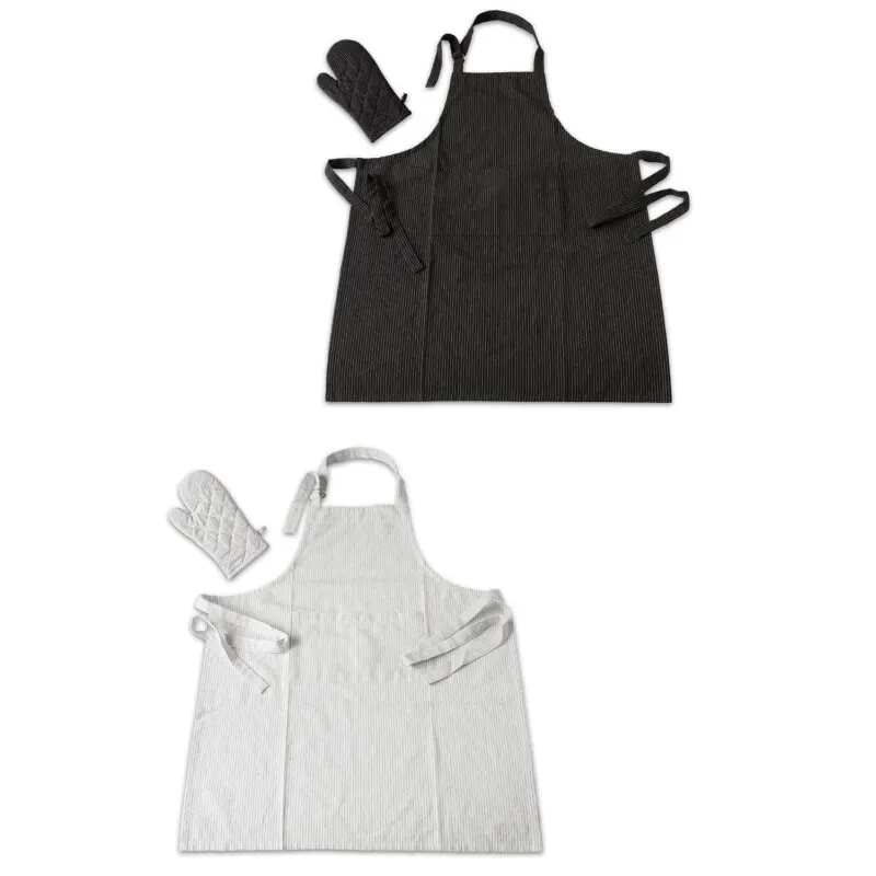 1 Karton Grillschürze Küchenschürze mit Ofenhandschuh 2teilig im Set