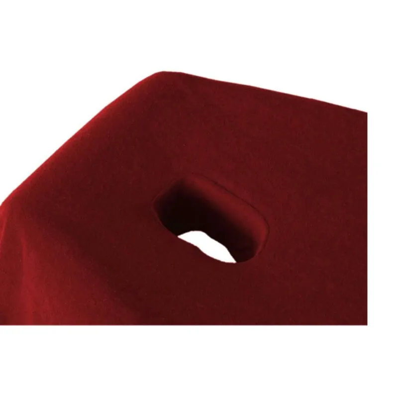 1 Karton Massageliege Frottee Spannbettlaken mit Nasenschlitz 70-80 cm x 190-200 cm Bordeaux