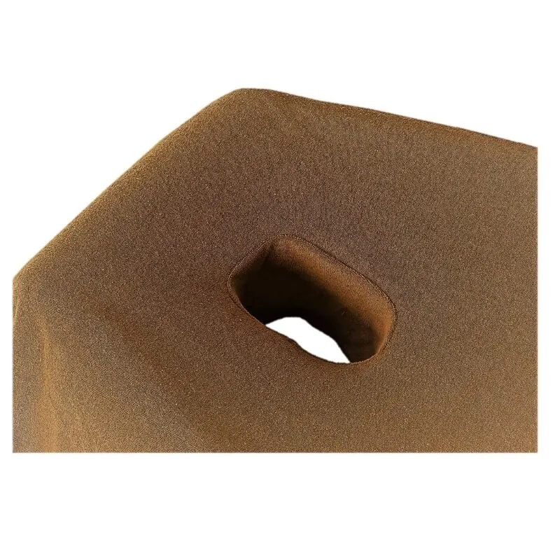1 Karton Massageliege Frottee Spannbettlaken mit Nasenschlitz 70-80 cm x 190-200 cm Sand