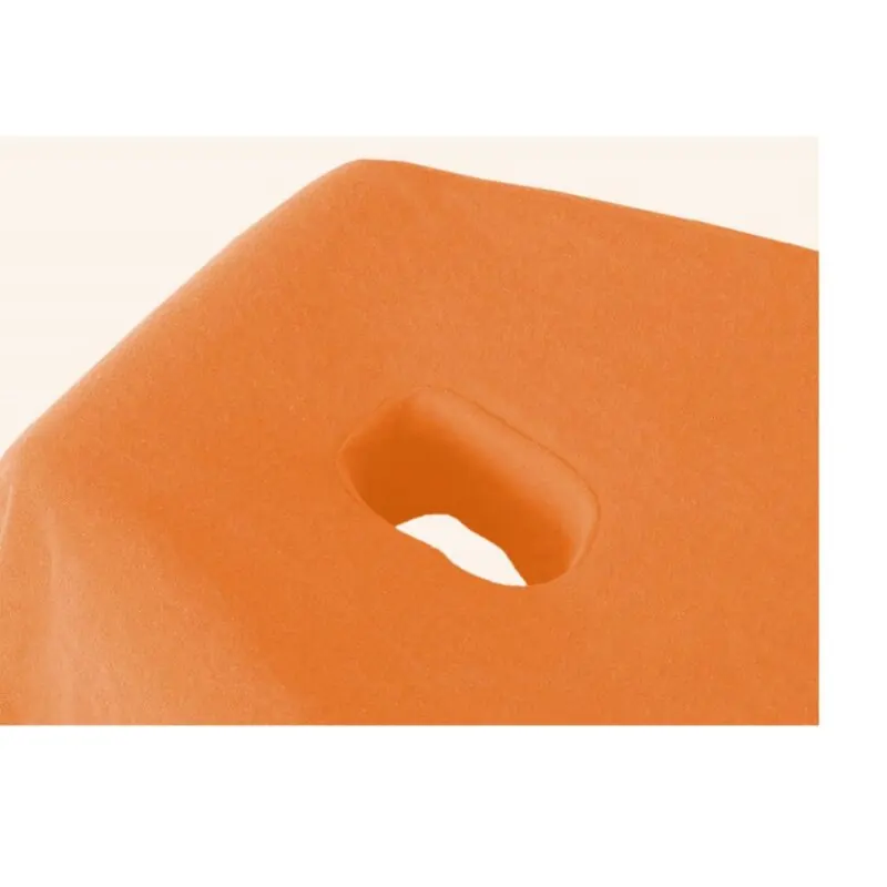 1 Karton Massageliege Frottee Spannbettlaken mit Nasenschlitz 70-80 cm x 190-200 cm Terrakotta