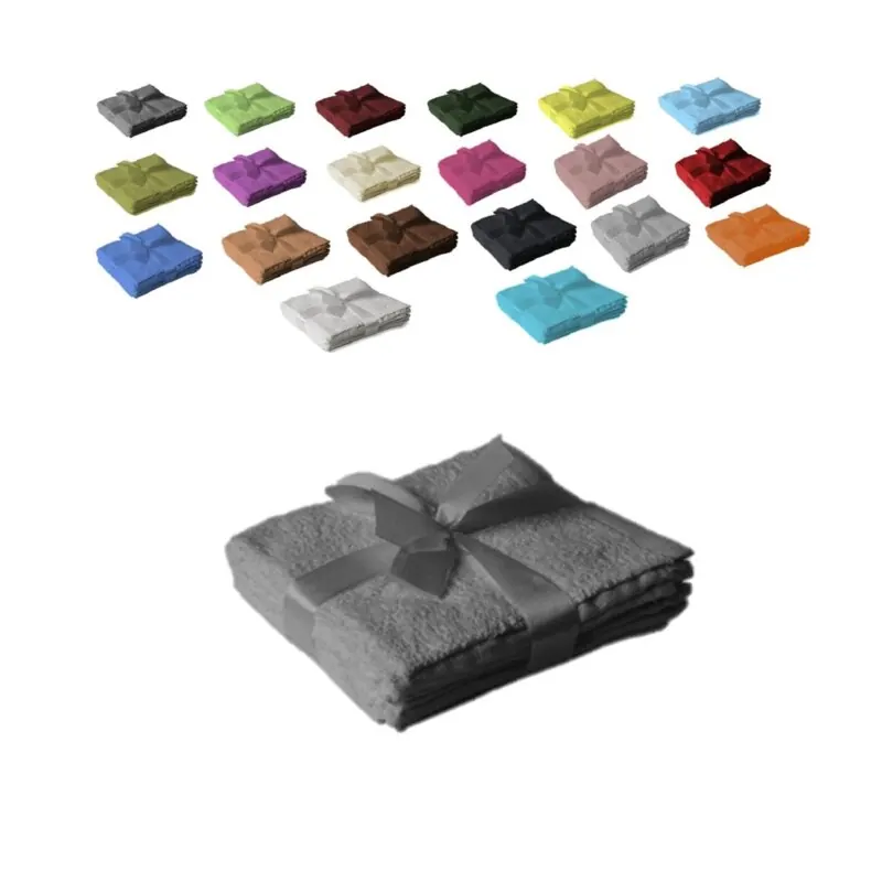 12 x Seiftuch 500 g/m² 30 x 30 cm Anthrazit