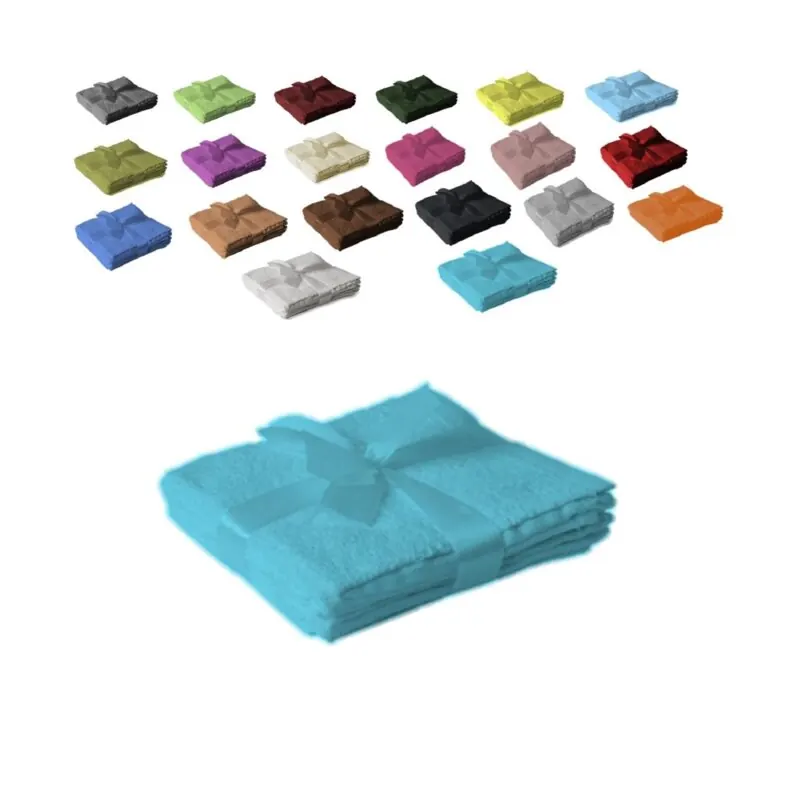 12 x Seiftuch 500 g/m²  30 x 30 cm Türkis