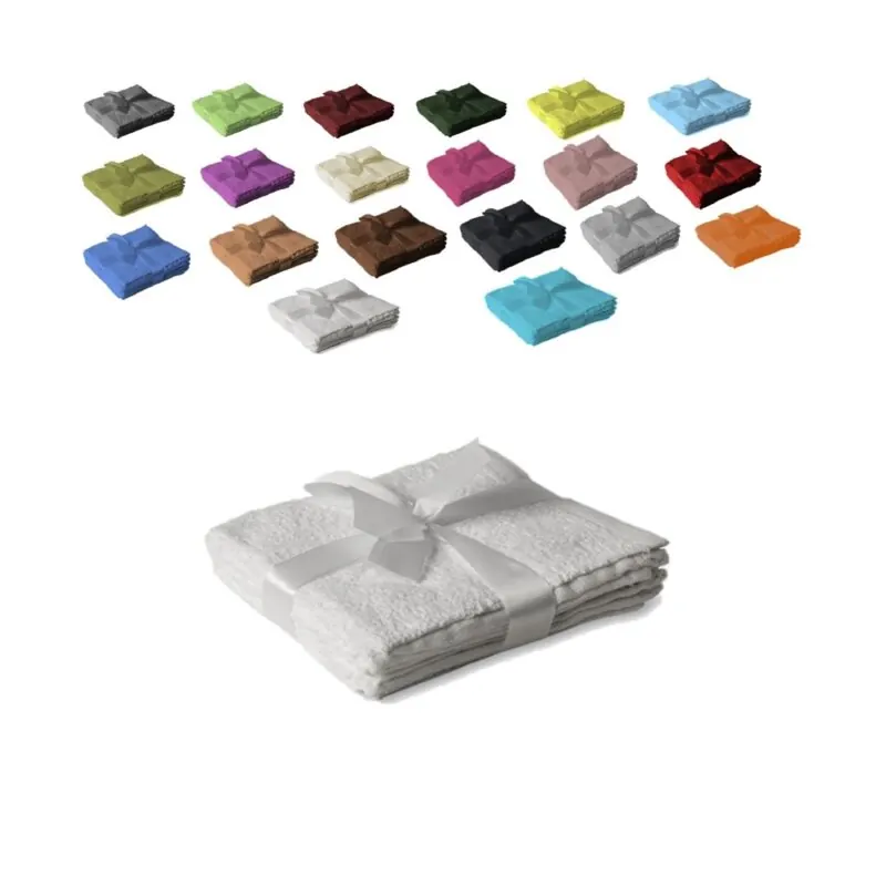 12 x Seiftuch 500 g/m²  30 x 30 cm Weiß