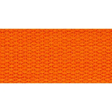 2 m Gurtband aus Baumwolle FARBIG orange 40 mm