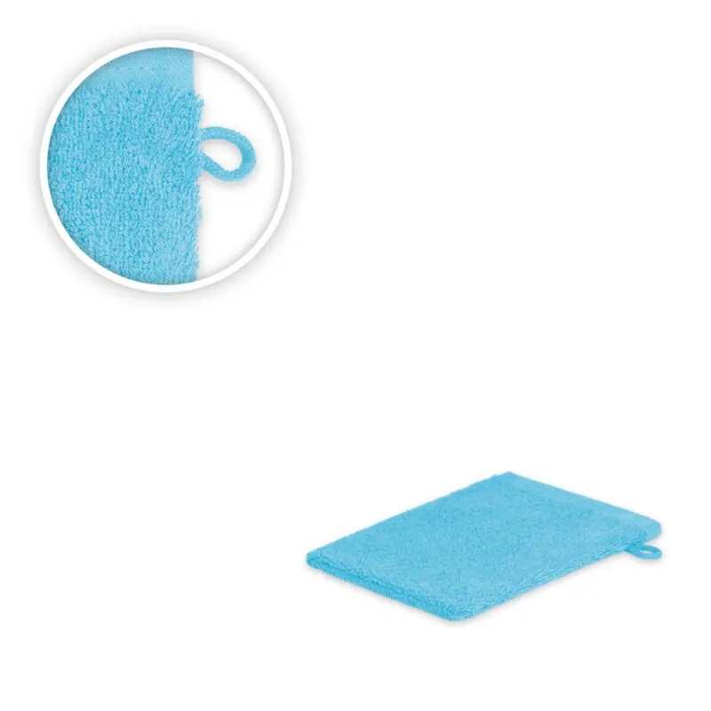 20 x Waschhandschuh 500 g/m² 15 x 21 cm Türkis