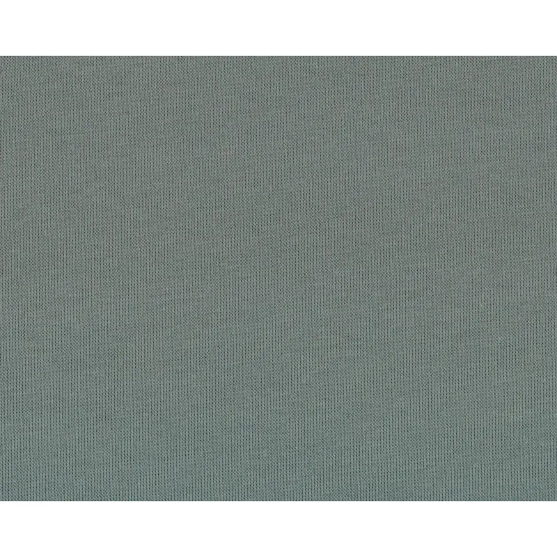 30 cm Reststück Organic-Baumwolljersey SOLID RIBBING, grüngrau, Bloome Copenhagen