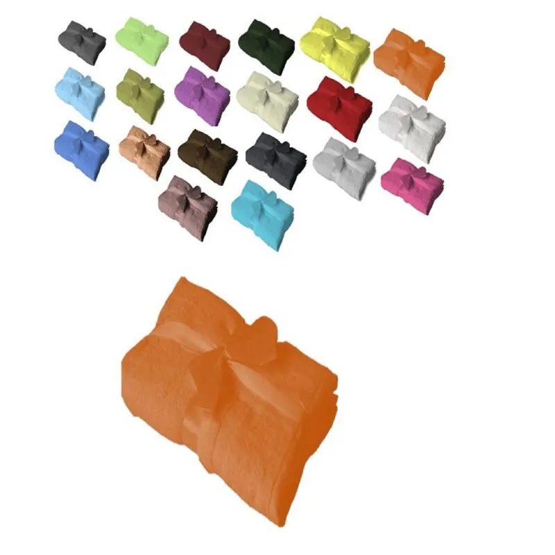 4 x Badvorleger 700 g/m² 50 x 80 cm Terrakotta