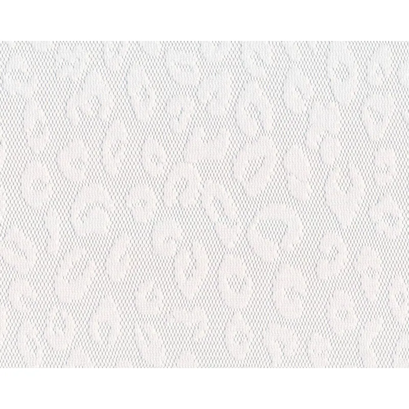 40 cm Reststück Designer Spitze JORDIS, Tupfen-Ovale, weiß