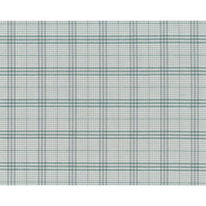 40 cm Reststück Westfalenstoff, Webstoff CARDIFF, kariert, graugrün