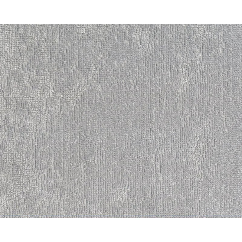 45 cm Reststück Microfaser-Frotteestoff BAMBOU EPONGE, hellgrau