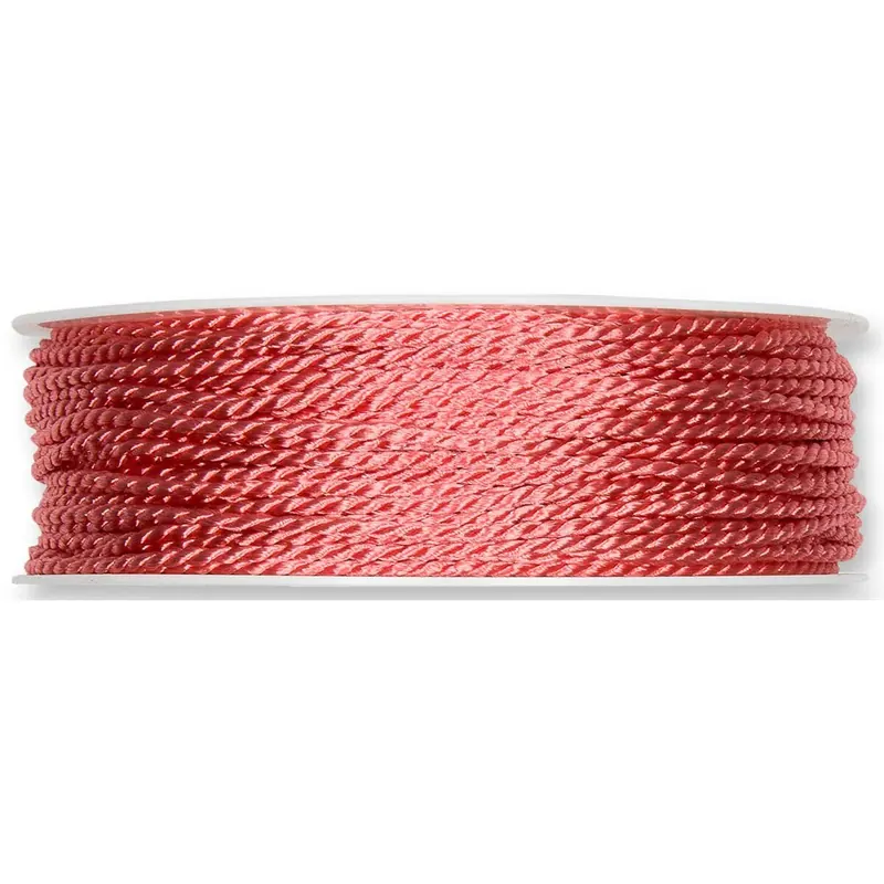 50 m Kordel GLÄNZEND, 2 mm, aprikot