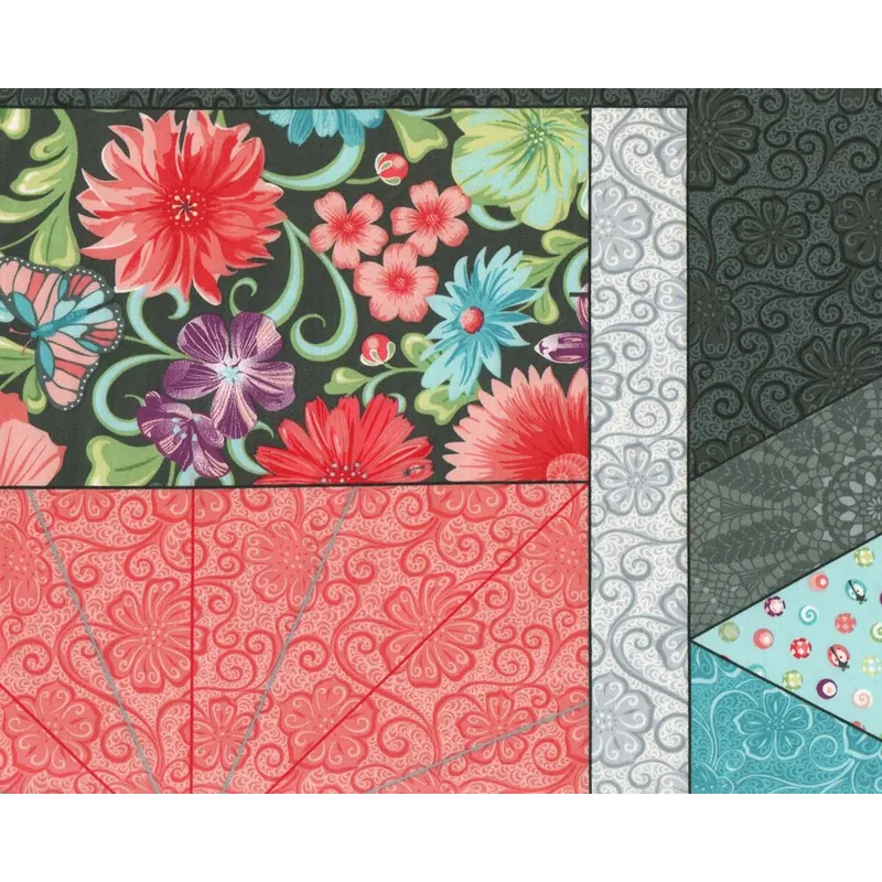 60-cm-Abschnitt Patchworkstoff MEADOW DANCE, Panel