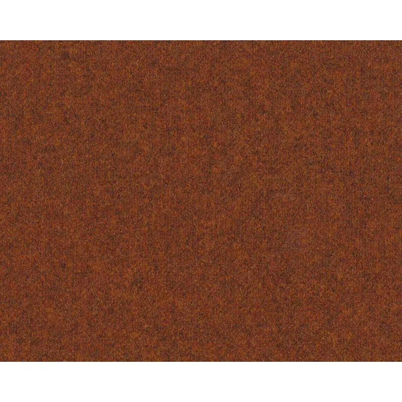 60 cm Reststück MIT FEHLER Polsterstoff CHALET, Loden-Wollfilz, rostbraun
