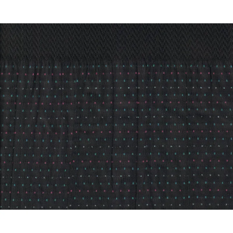 75-cm-Panneaux Webstoff PRISCA, Smok-Bordüre, marineblau-fuchsia