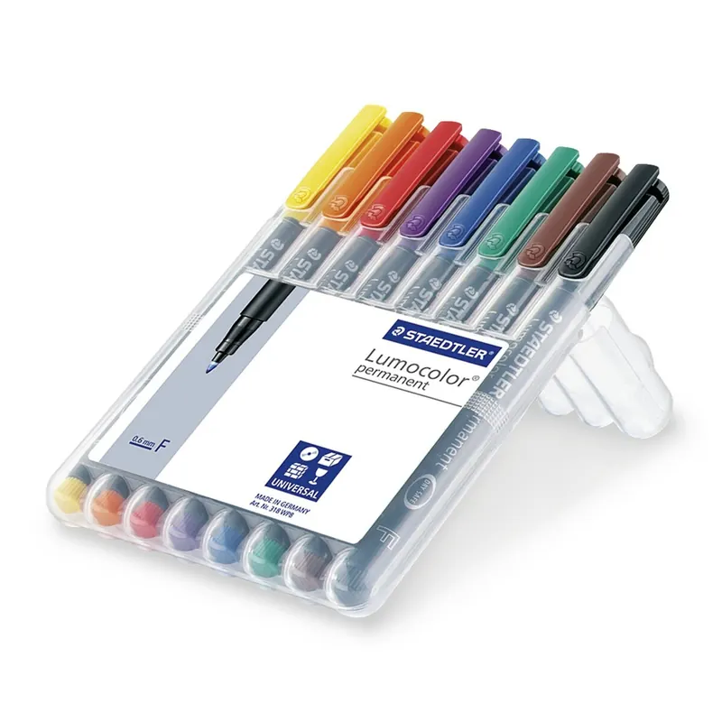 8er-Set Folienstift permanent LUMOCOLOR SET, Staedtler