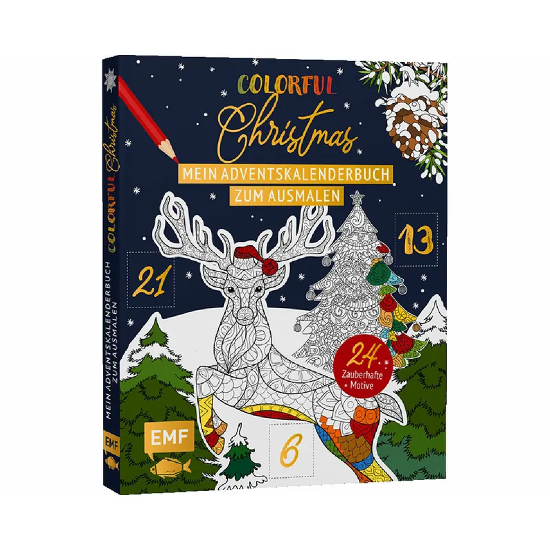 Adventskalender-Buch: Colorful Christmas, EMF