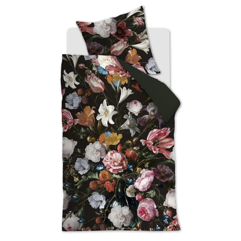 Ambiante Bettwäsche Flowerbomb_Multi_ _UV_155x220 + 1x 1 , 1 155 x 220 cm, 80 x 80 cm bunt
