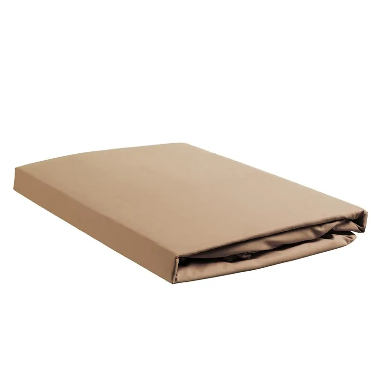 Ambiante Spannbettlaken Baumwoll Uni HL Khaki /220 200x210 natur