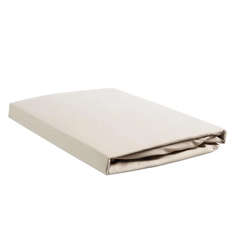 Ambiante Spannbettlaken Baumwoll Uni HL Sand 80x200 natur