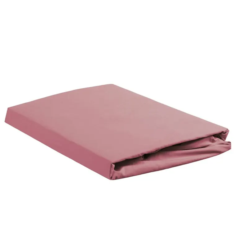 Ambiante Spannbettlaken Cotton Uni HL_Pink_UV_UV_90x200 Steghöhe: 35 cm 1 90 x 200 cm rosa