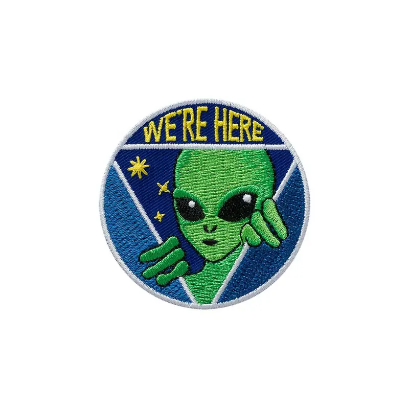 Applikation ALIEN, Schriftzug, Mono Quick