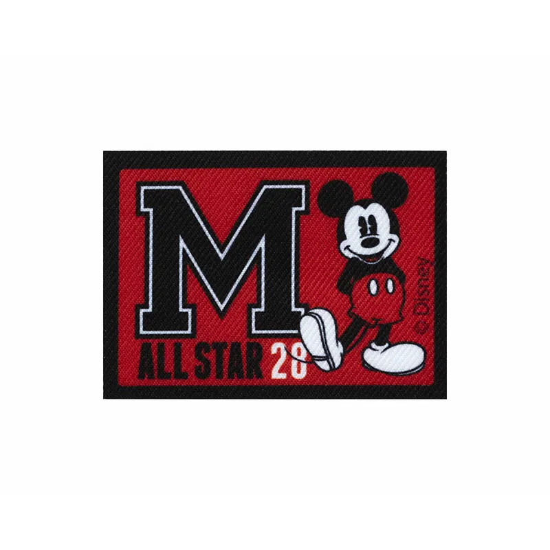 Applikation DISNEY MICKEY MOUSE, Mickey All Star 1928, rot, Prym