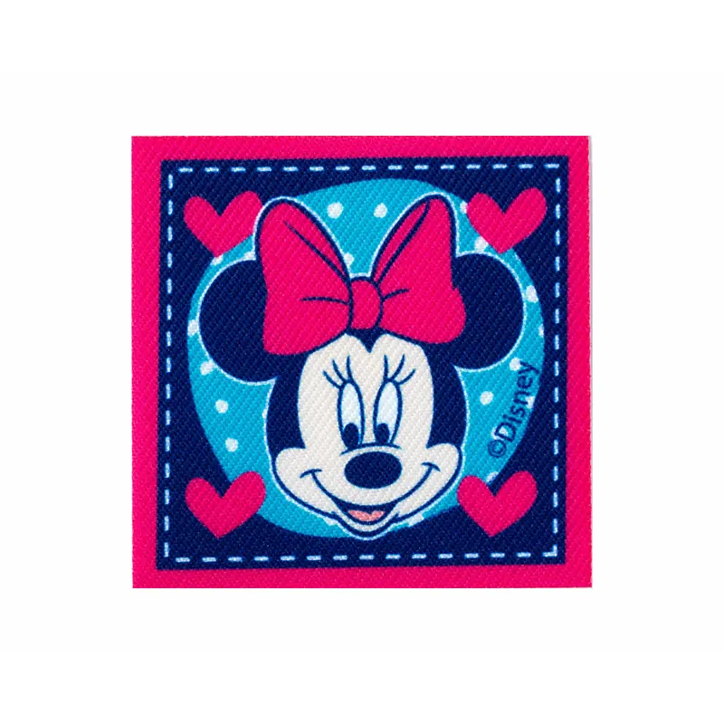 Applikation DISNEY MICKEY MOUSE, Minnies Gesicht mit Herzen, Prym