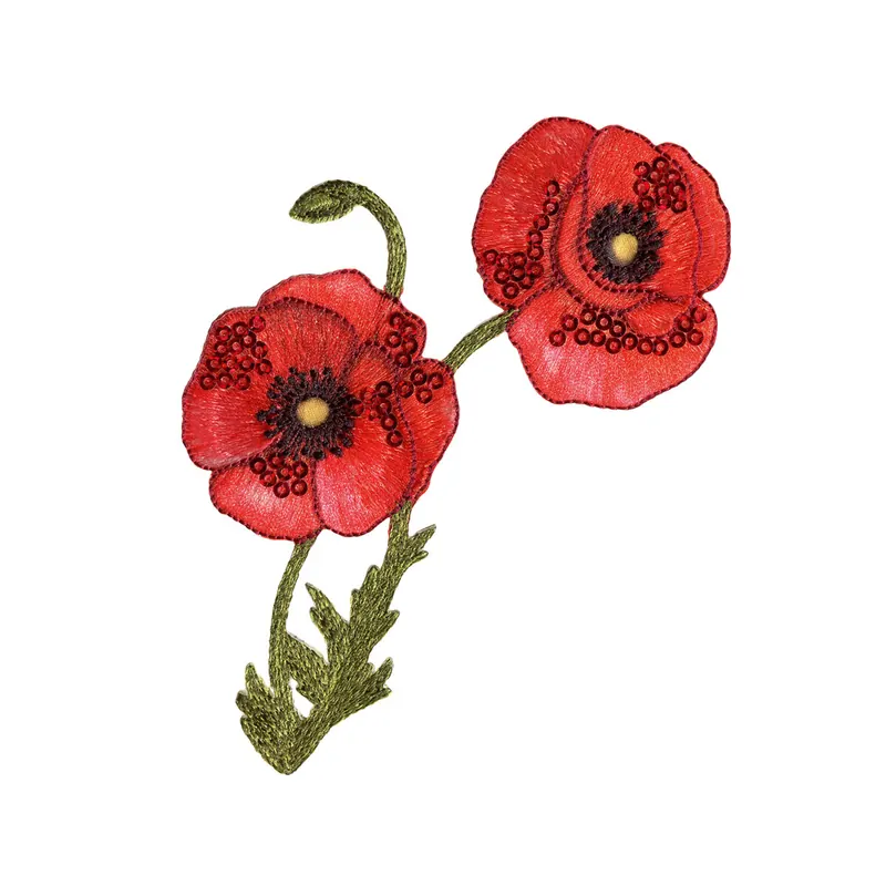 Applikation MOHNBLUME, selbstklebend, Prym