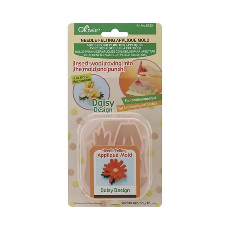 Applikationsform GÄNSEBLÜMCHEN für Trockenfilznadel, Clover