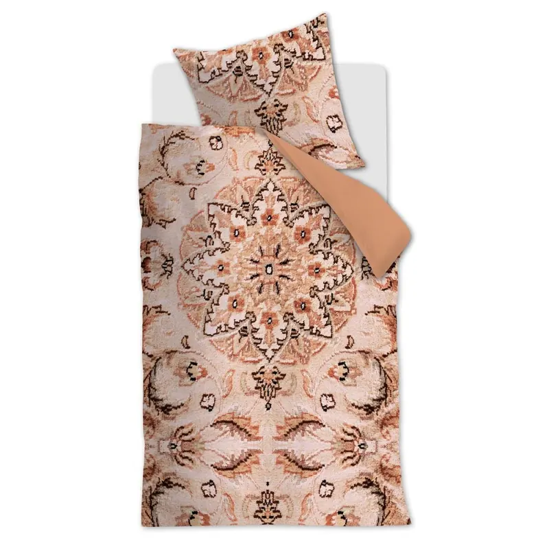 At Home by Beddinghouse Bettwäsche Persian Rug_ al_ _UV_155x220 + 1x 1 , 1 155 x 220 cm, 80 x 80 cm natur