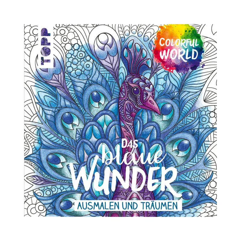 Ausmalbuch: Colorful World - Das blaue Wunder, Topp