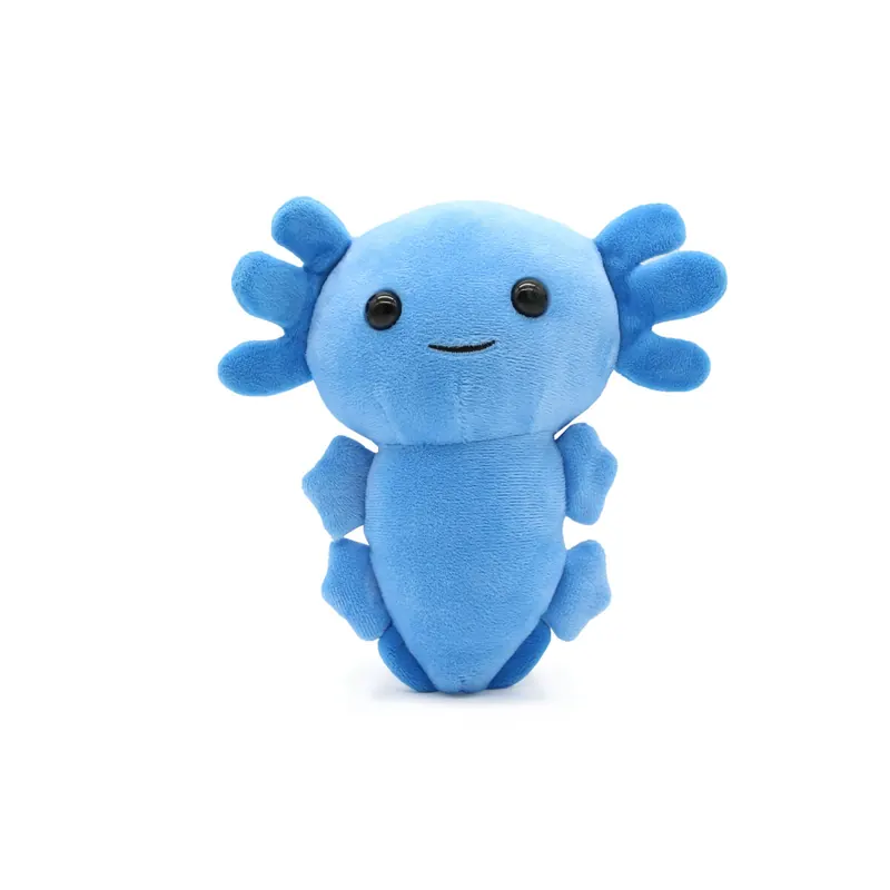 Axolotl Echse Molch 20cm blau Kuscheltier Figur Plüsch Tintenfisch Spiel Puppe XL Plüschtier