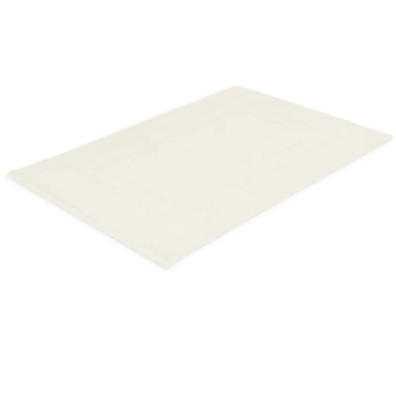 Badvorleger 50 x 80 cm 700g/m² Naturweiss