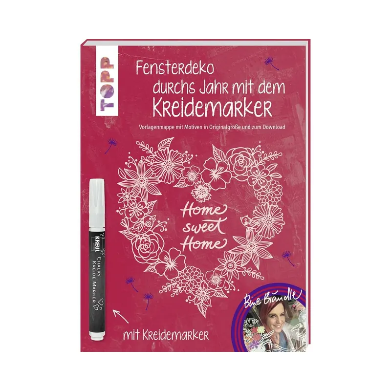 Bastelset: Fensterdeko durchs Jahr, inklusiver Kreidemarker, TOPP