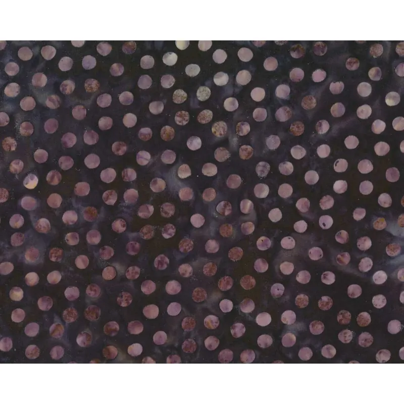 Batik-Patchworkstoff BALI DOTS GREAT, Punkte, schwarz