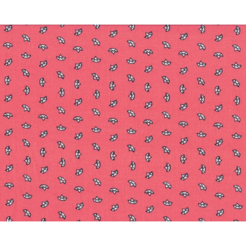 Batist LOVEBOAT MINI, klitzekleine Papierboote, lachsrot