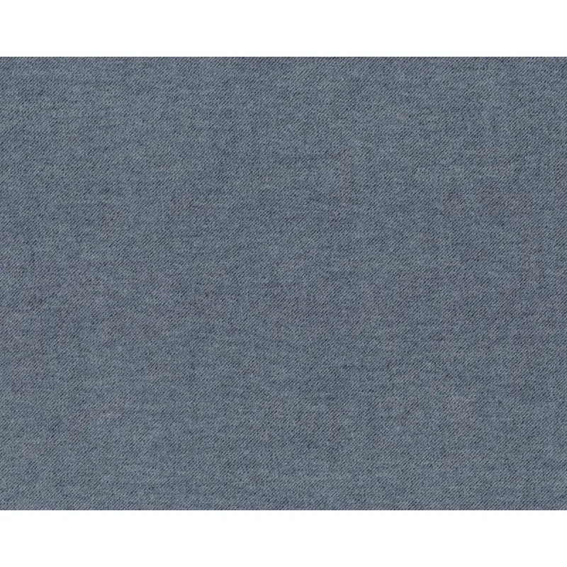 Baumwoll-Flanellstoff SMOOTH YORK, einfarbig, taubenblau, Hilco