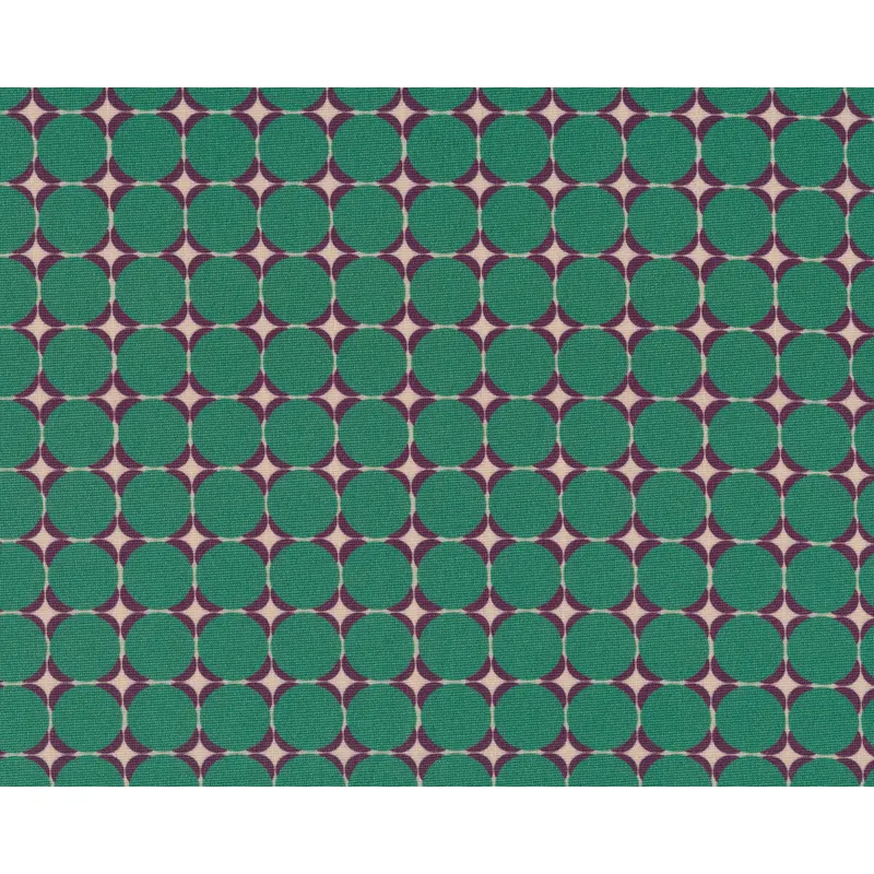 Baumwoll-Viskose-Stretch RIPS, Retro-Vierecke, burda style