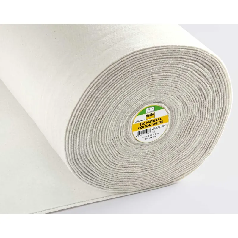Baumwoll-Volumenvlies 276 NATURAL COTTON WHITE, Vlieseline