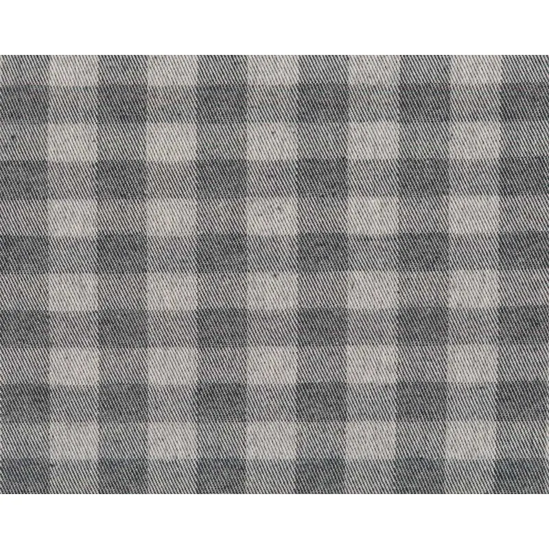 Baumwoll-Webstoff KARO, grau, Acufactum