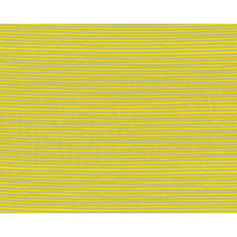 Baumwolljersey AVALANA STRIPE, Streifen, gelb