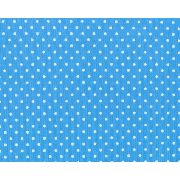 Baumwolljersey JERSEYDOTS, Punkte, himmelblau