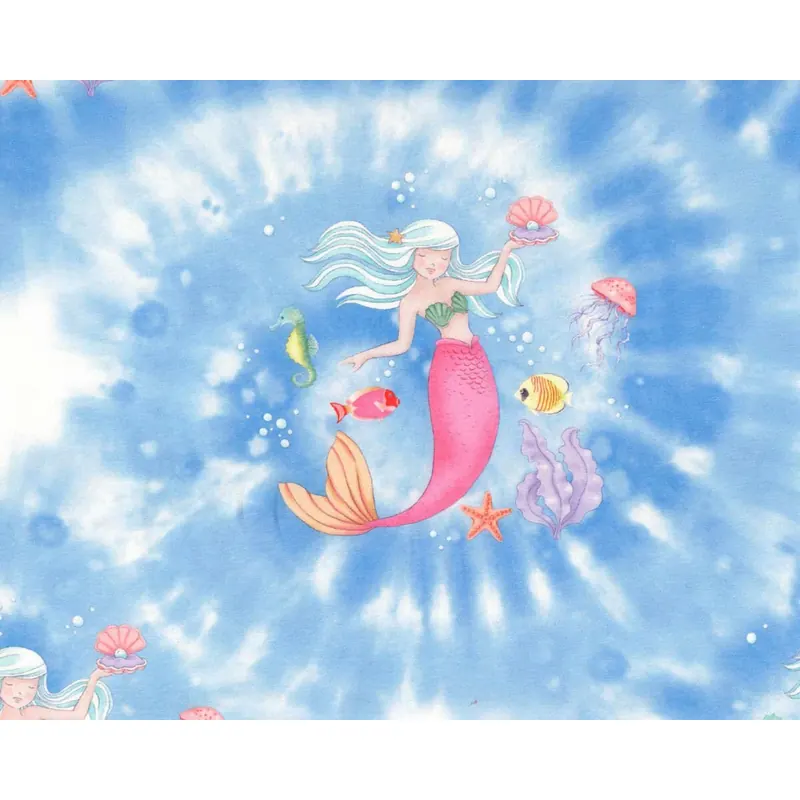 Baumwolljersey MERMAID, Meerjungfrau, Hilco