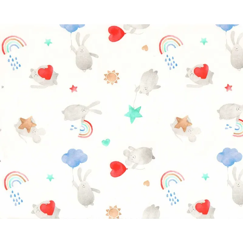 Baumwolljersey SKY FRIENDS, Tiere, Hilco