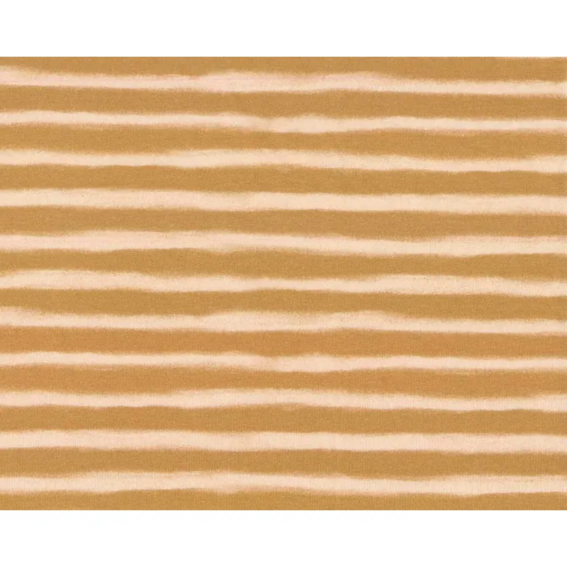 Baumwolljersey SWEET BABY, Streifen, hellbeige-hellbraun, Hilco