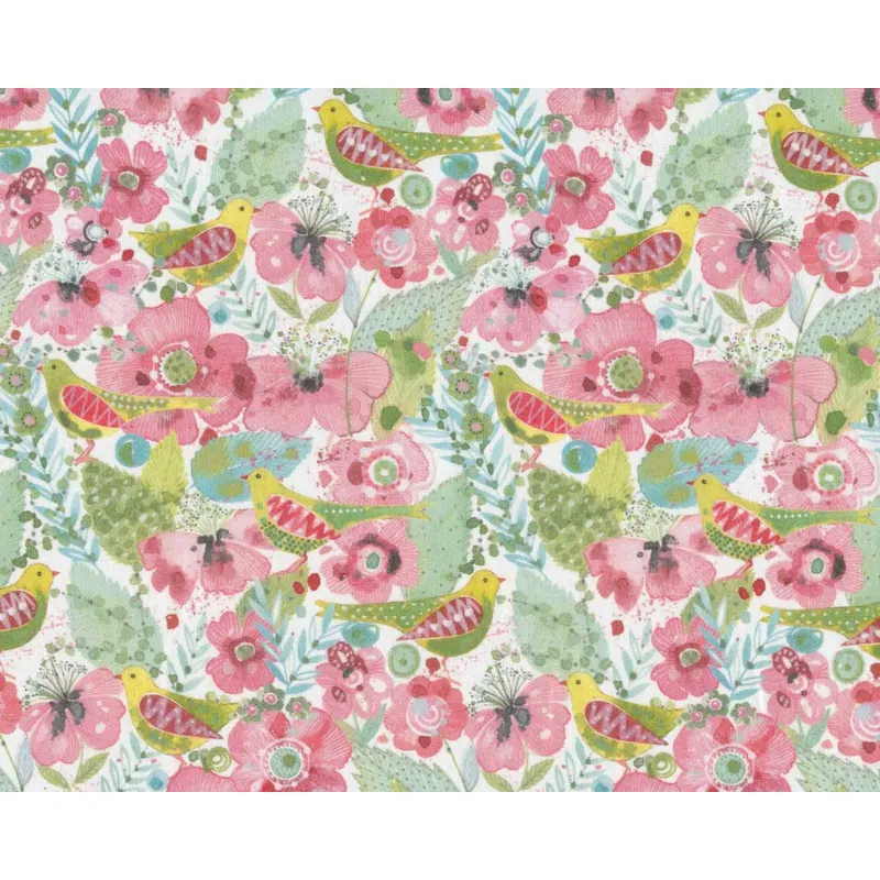 Baumwollstoff BLUMENPARADIES, Acufactum