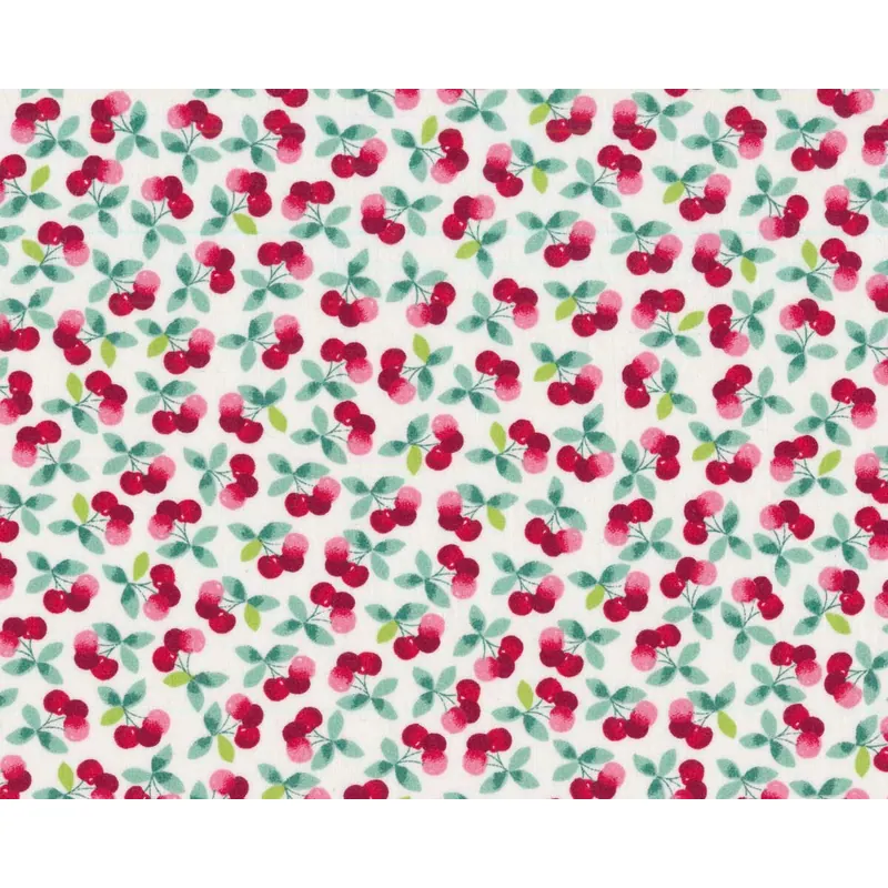 Baumwollstoff CHEEKY CHERRY, Kirschen, Hilco