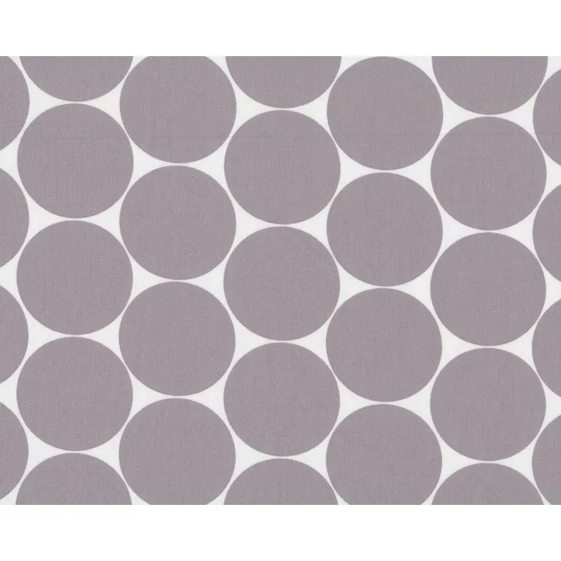 Baumwollstoff DORO, Polka Dots, hellgrau